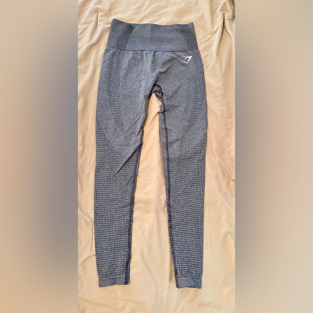 Gymshark Black Marl Vital Seemless Leggings